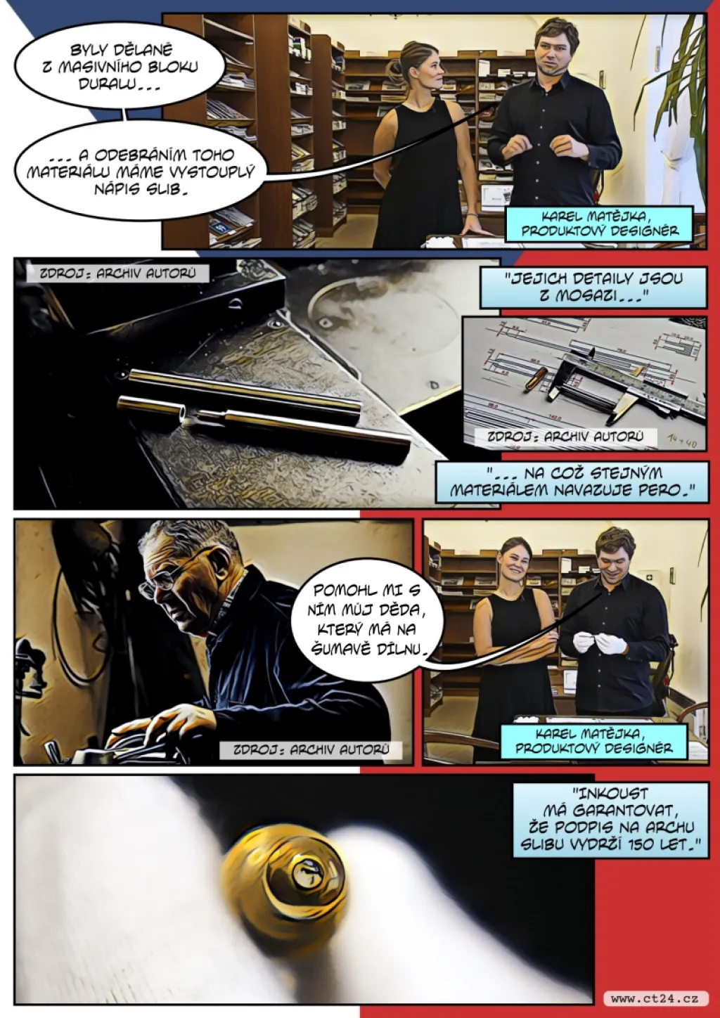 Speciální pomůcky pro inauguraci