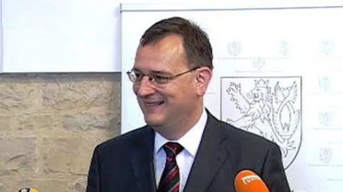 TK Petra Nečase po setkání s Václavem Klusem