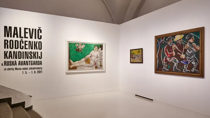 Z výstavy Malevič – Rodčenko – Kandinskij a ruská avantgarda