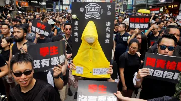 Nedělní protesty v Hongkongu