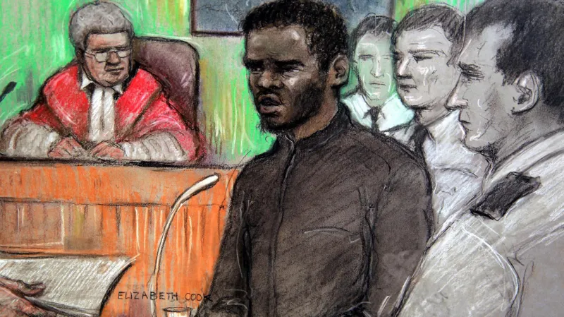 Michael Adebolajo před soudem