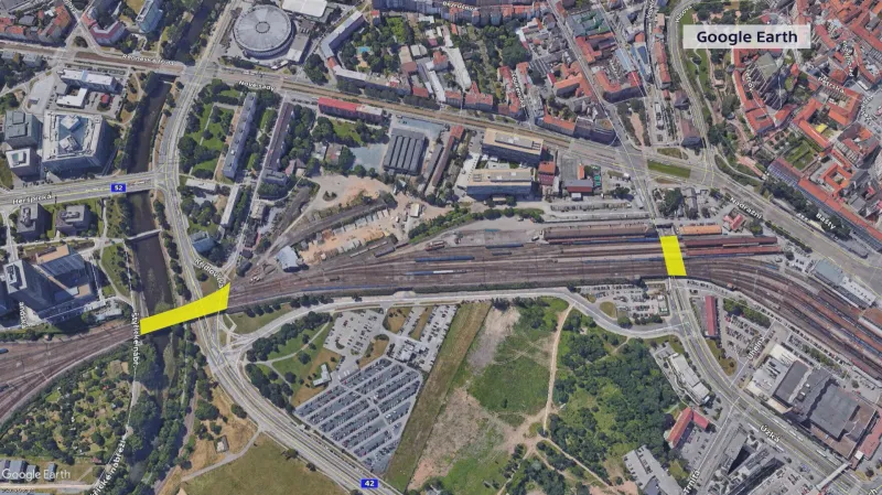 Infografika: Železniční dopravu omezí oprava dvou mostů