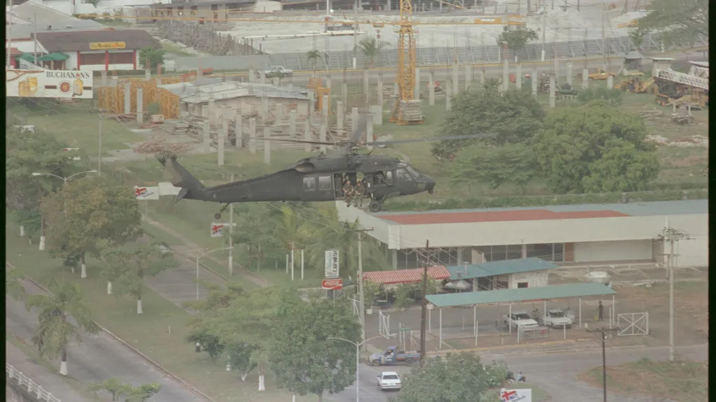 Tři členové elitní jednotky Delta Force v Pananěm v roce 1990