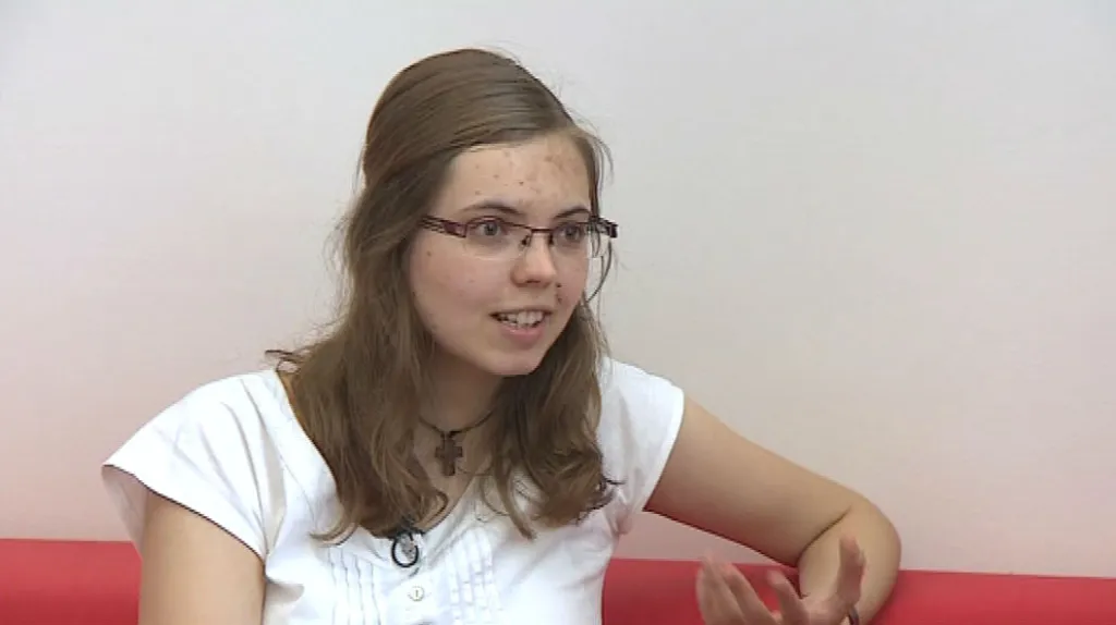 Studentka Dana Večerková