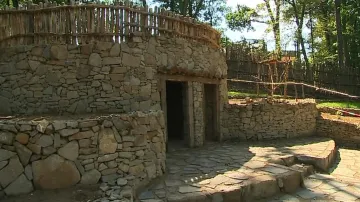 Etiopská vesnice ve zlínské zoo