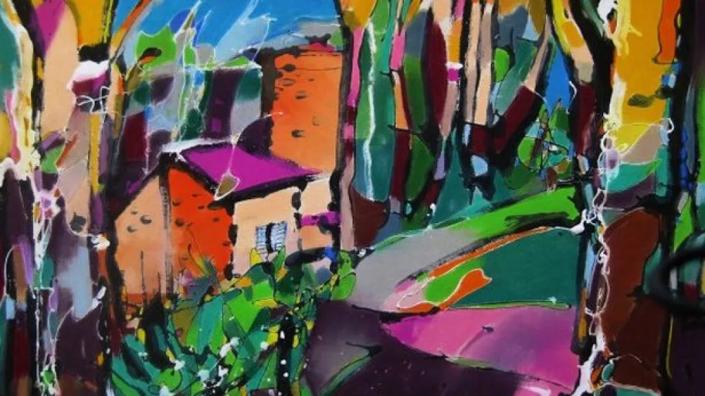 Věra Krumphanzlová Atelier v zahradě Jean Miotte