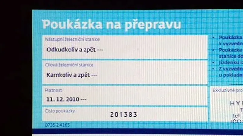 Poukázky prodával za 250 korun řetězec Globus