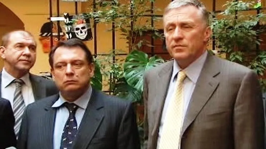 Jiří Paroubek a Mirek Topolánek