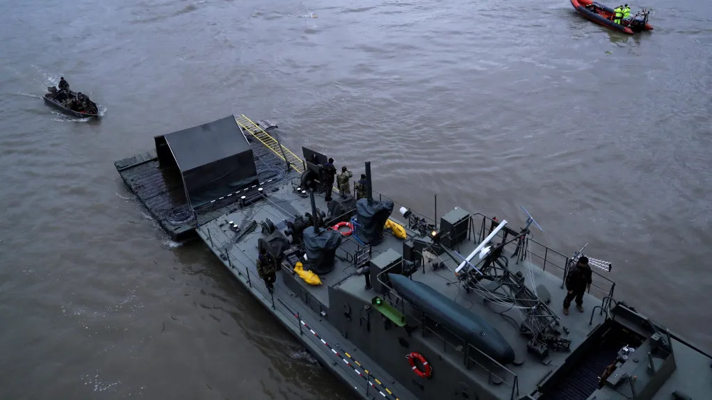 Záchranná operace na Dunaji