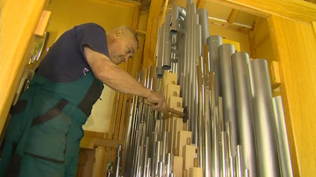 Rodinná výroba varhan u Žloutků