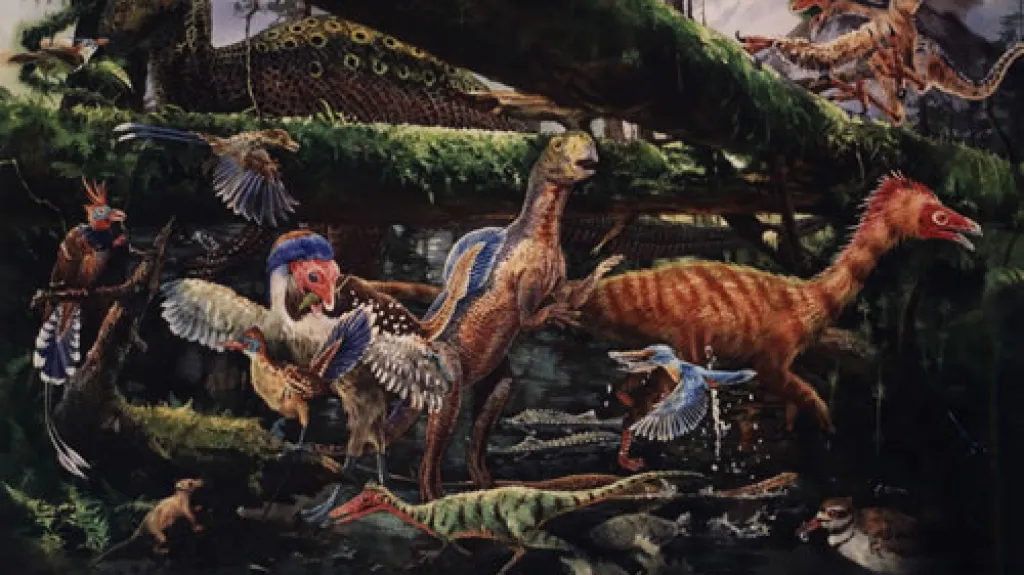 Opeření dinosauři v Číně