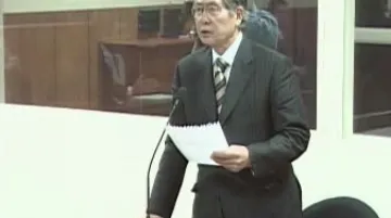 Alberto Fujimori před soudem