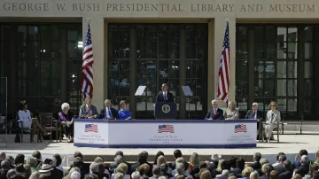 Otevření Bushova prezidentského centra