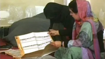 Sčítání hlasů v Afghánistánu