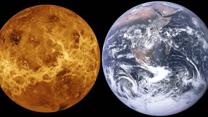 Srovnání Venuše a Země