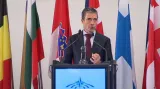 Projev Anderse Fogh Rasmussena na shromáždění NATO v Praze