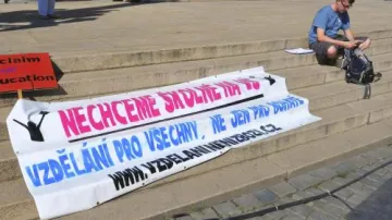 Protest proti zavedení školného