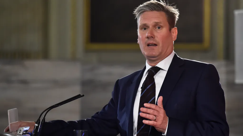 Stínový labouristický ministr pro brexit Keir Starmer