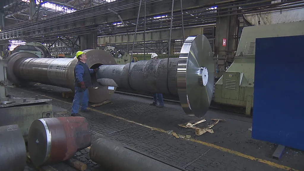 Dělníci v ocelárnách Vítkovice Heavy Machinery