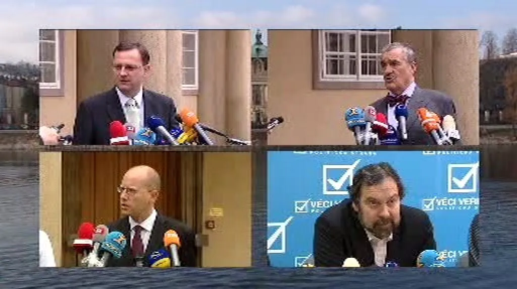 Hlavní postavy povolebního vyjednávání