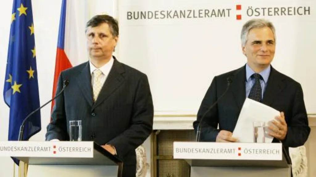 Jan Fischer a Werner Faymann