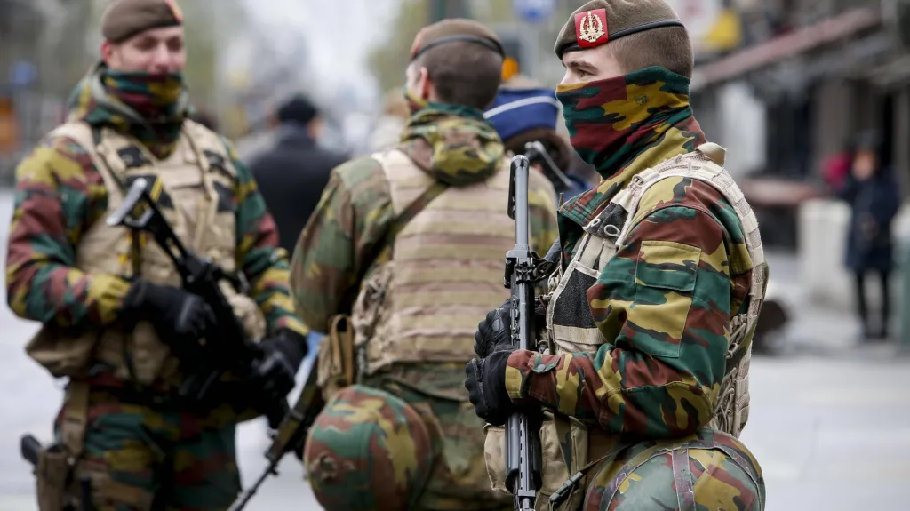 Bezpečnostní síly v Bruselu