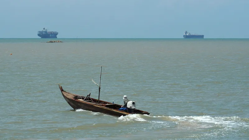 Lodě v Malackém průlivu