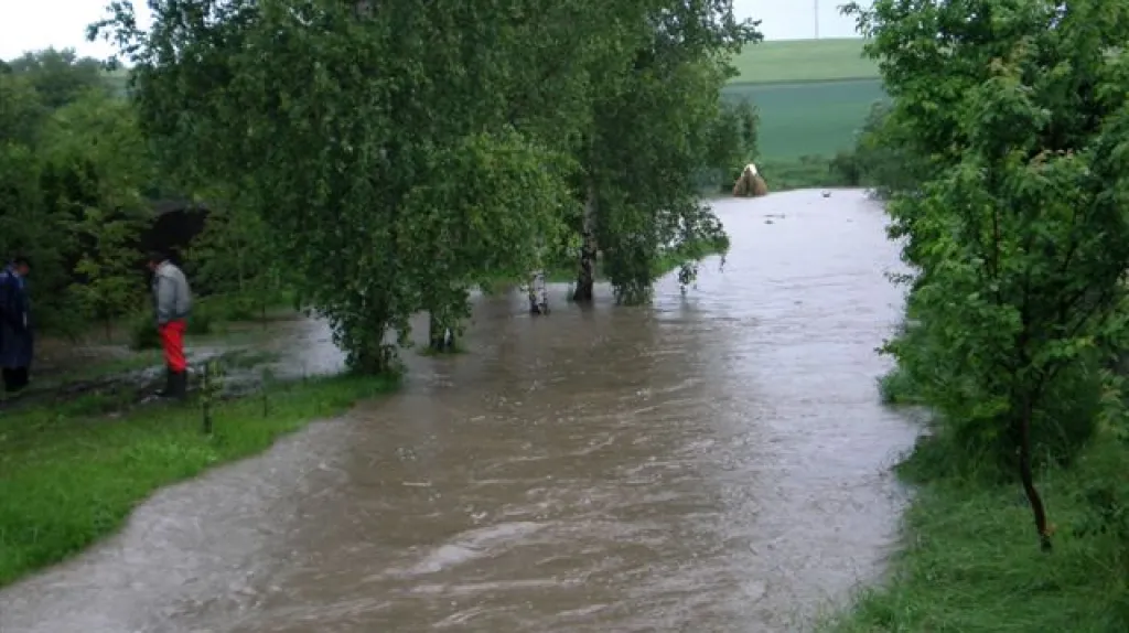 Žejdlík ve středu obce