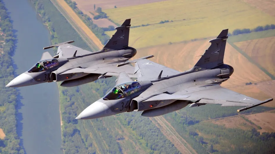 Švédské stíhačky Gripen