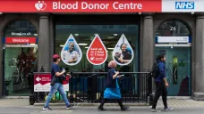 Centrum dárcovství krve v Londýně