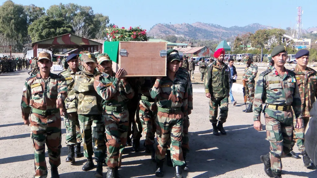 Ostatky indického vojáka