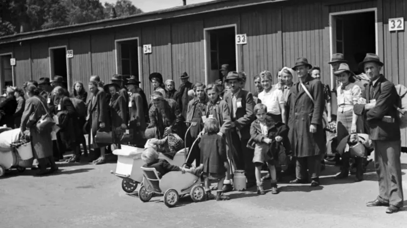 Odsun Němců z libereckého sběrného tábora