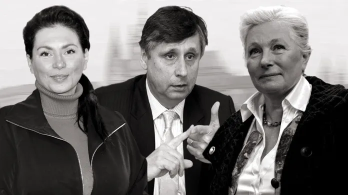 Jana Bobošíková, Jan Fischer a Zuzana Roithová