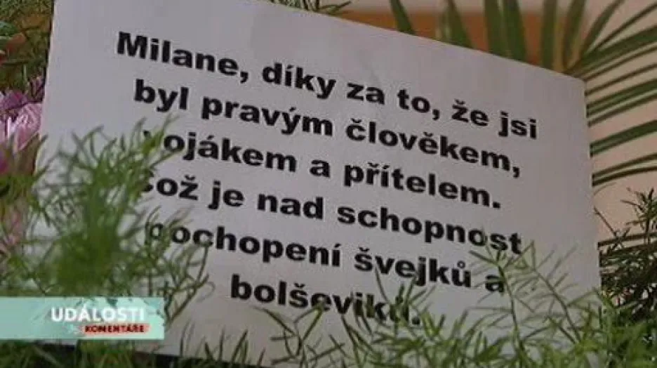 Události, komentáře o Milanu Paumerovi a bratech Mašínech