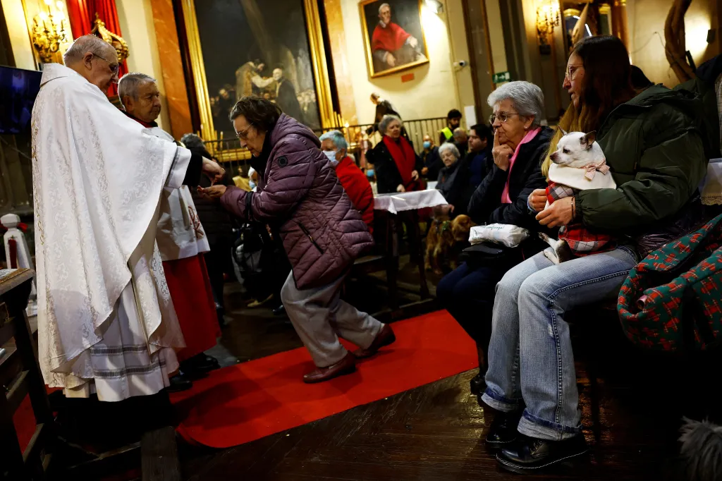 Španělští kněží žehnali domácím mazlíčkům