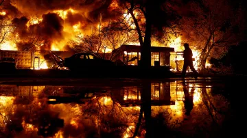 Následky ruského úderu na Kyjev