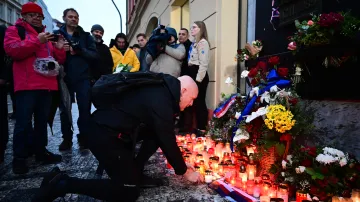 Korzo Národní, které připomíná 36. výročí sametové revoluce