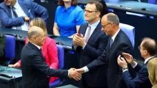 Friedrich Merz a Olaf Scholz po druhém kole volby německého kancléře