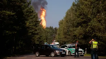 Požár vypukl na čerpací stanici zkapalněného plynu v Traku Voke v Litvě