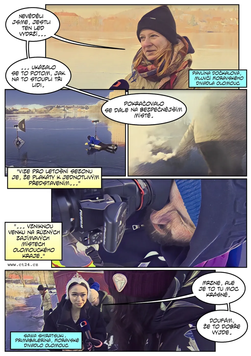 Moravské divadlo v Olomouci pořídilo snímky k letošní premiéře Labutího jezera