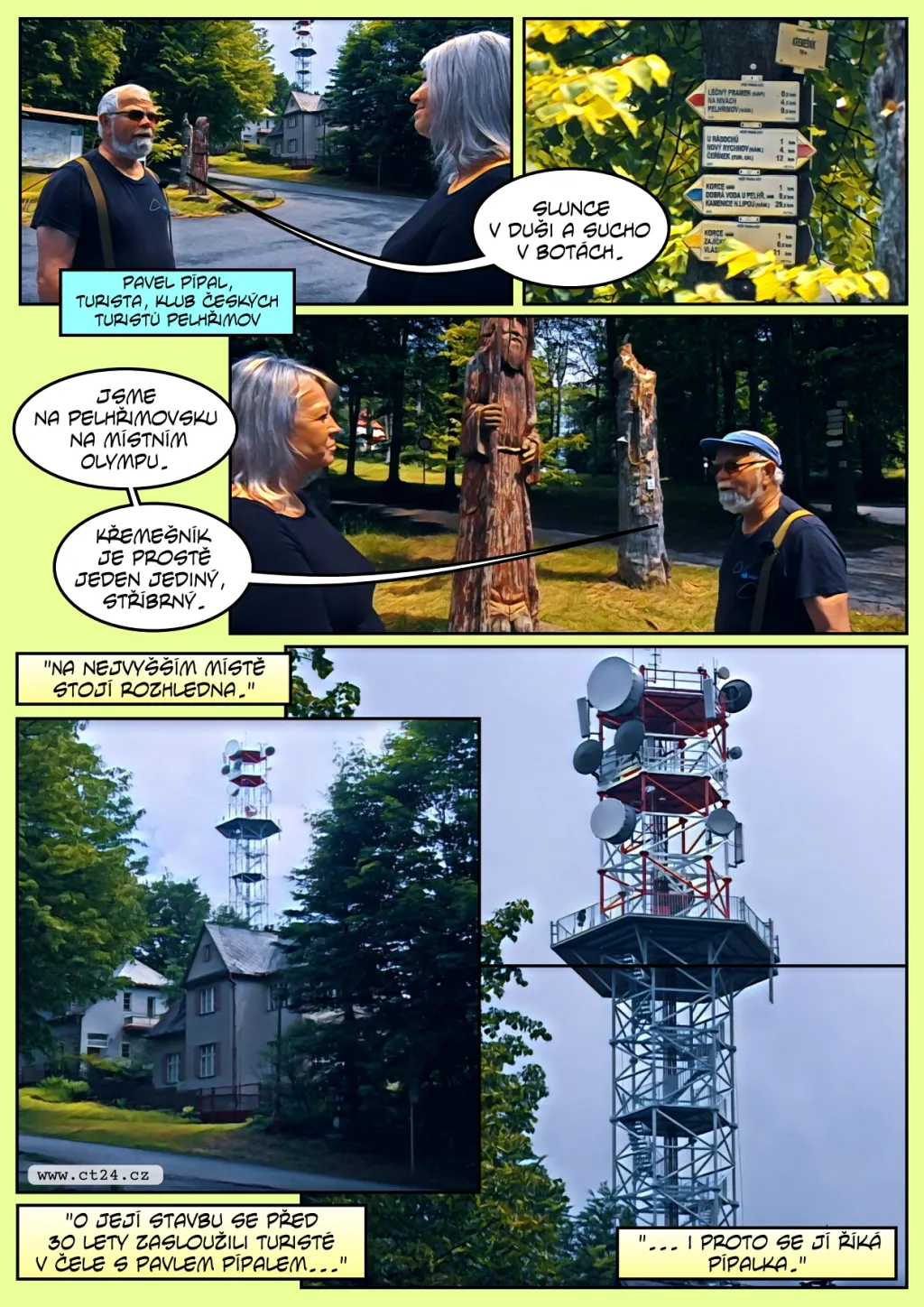 Turistické značky nás doprovázejí na desítkách tisíc kilometrů tras