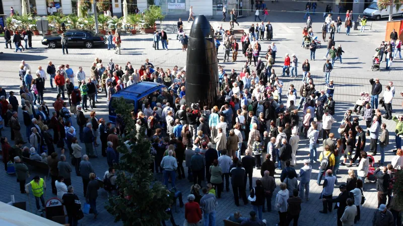 Orloj na náměstí Svobody