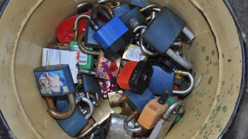 Zámky z Tyršova mostu v Přerově