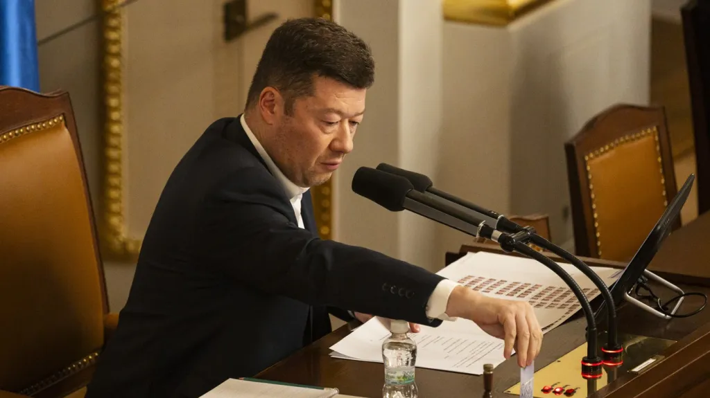 Předseda sněmovny Tomio Okamura (SPD)