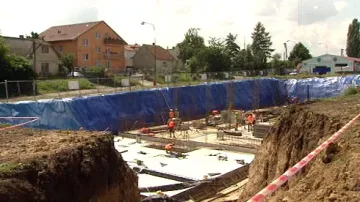 Staveniště vědeckotechnického parku v Roztokách