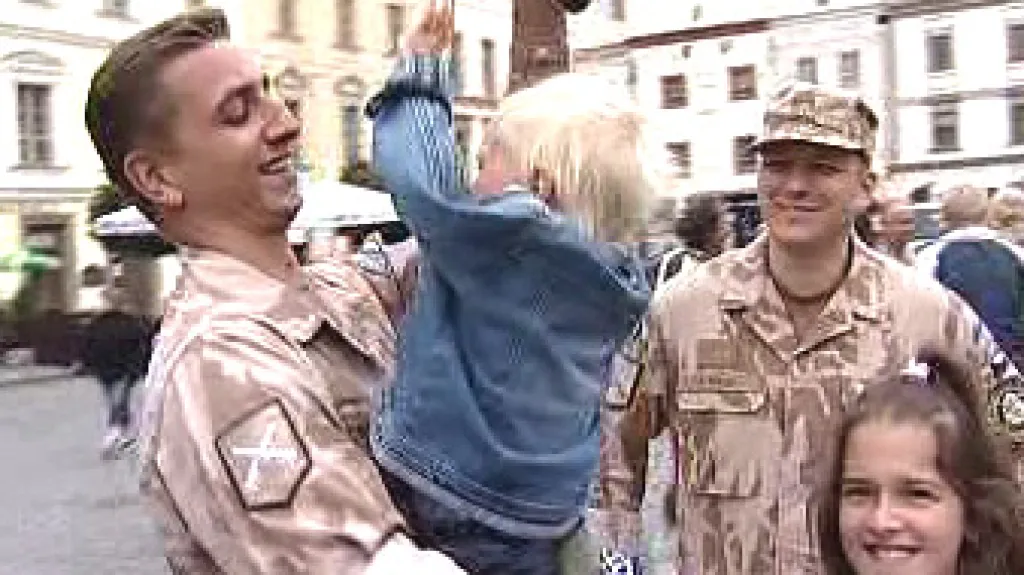 Návrat českých vojáků