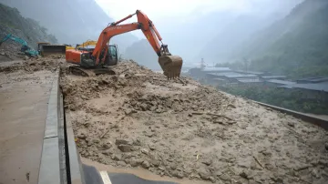 Záplavy v západní Číně