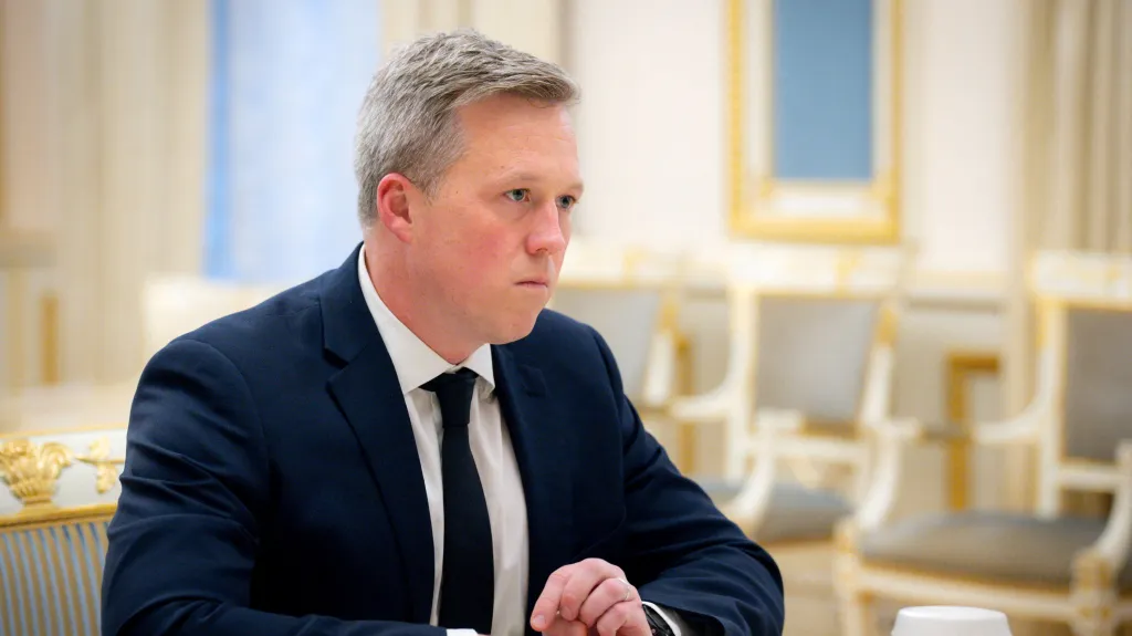 Náměstek amerického ministra obrany pro armádu Daniel Driscoll v Kyjevě