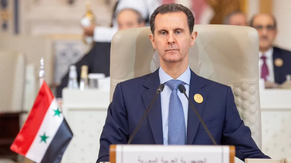 Bašár Asad na snímku z roku 2023