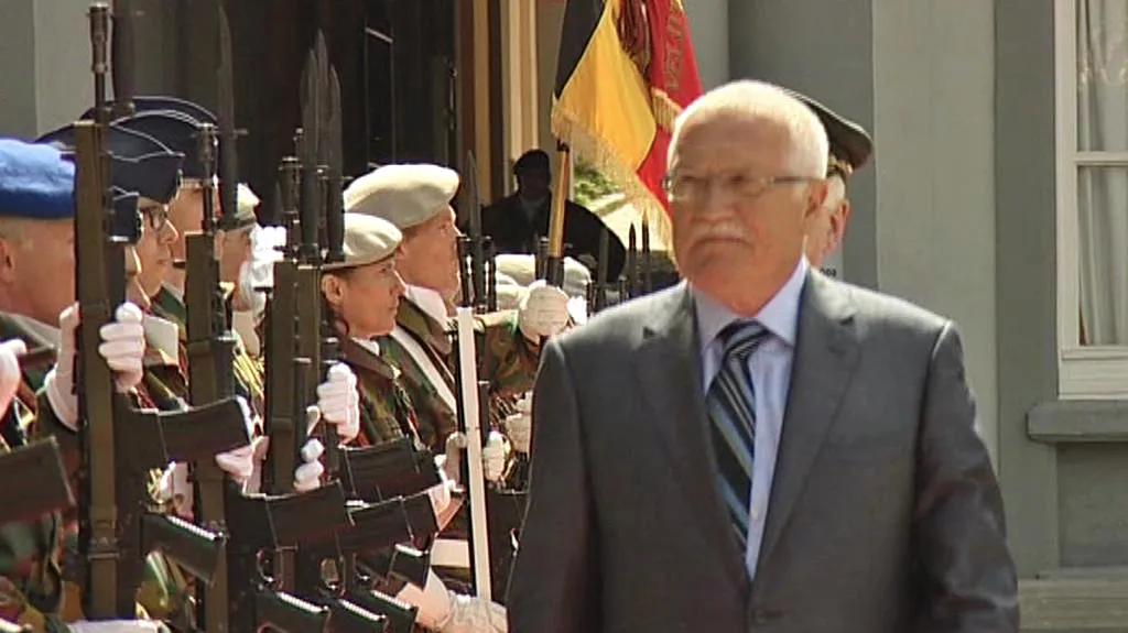 Václav Klaus na návštěvě Belgie